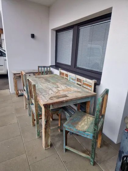 Shabby Chic Garnitur mit Anrichte, NP € 1.699,-