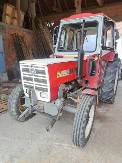 Fronthydraulik für Steyr 760 (Eigenbau)