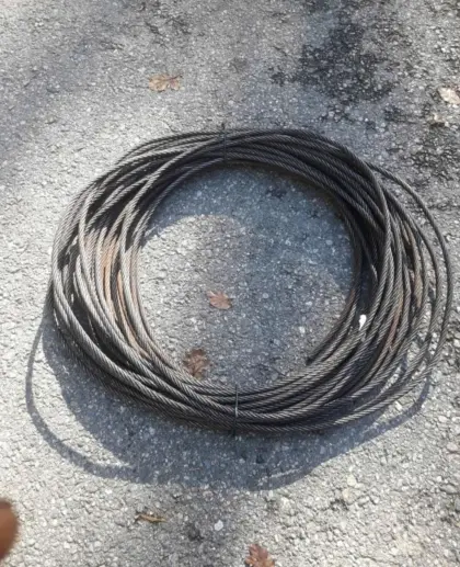 Forstseil Stahl 11 mm ca. 60 m