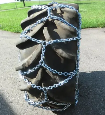Schneeketten Kleintraktor