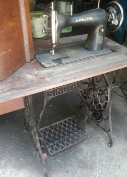 Alte Nähmaschine Singer