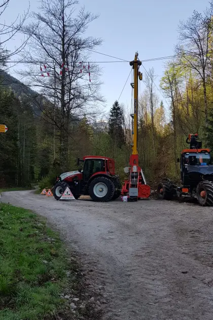 Valentini V400/5/3T mit Laufwagen Bergwald 3.500 Hybrid