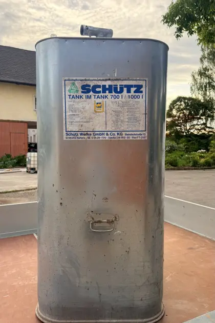 3x Heizöltank 1.000 l doppelwandig, Schütz Tank im Tank