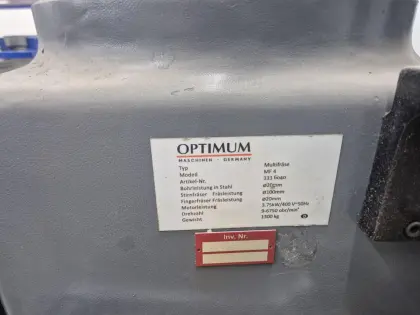Fräsmaschine Optimum Opti MF4 Vario