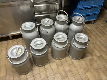 Milchkannen Aluminium