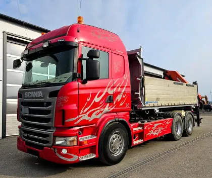 LKW Scania mit Palfinger Ladekran PK20002