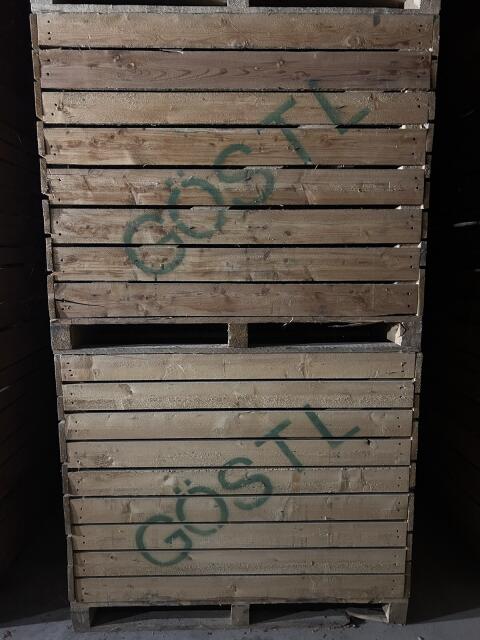 Holzkisten Zwiebel, Kartoffel