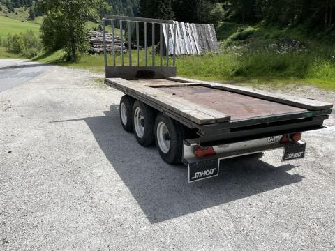 Tieflader, Baggeranhänger, Ballenanhänger