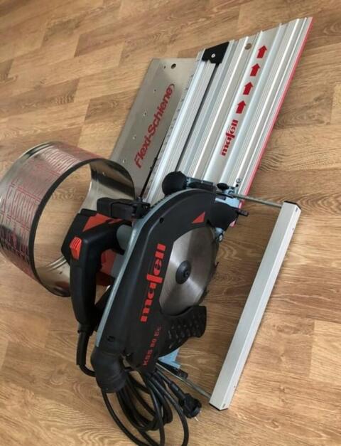 Mafell KSS 80 Ec / 370 Kapp- und Handkreissäge mit Führungsschiene FX 140