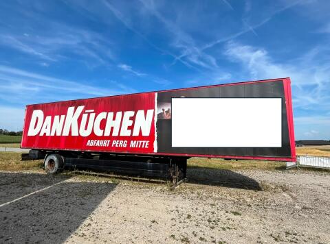 Sattelauflieger Firma DAN Lager, Camper, Tinyhaus