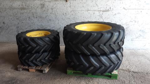 Verkaufe Kompletträder MICHELIN 380/70 R24, 480/70 R34