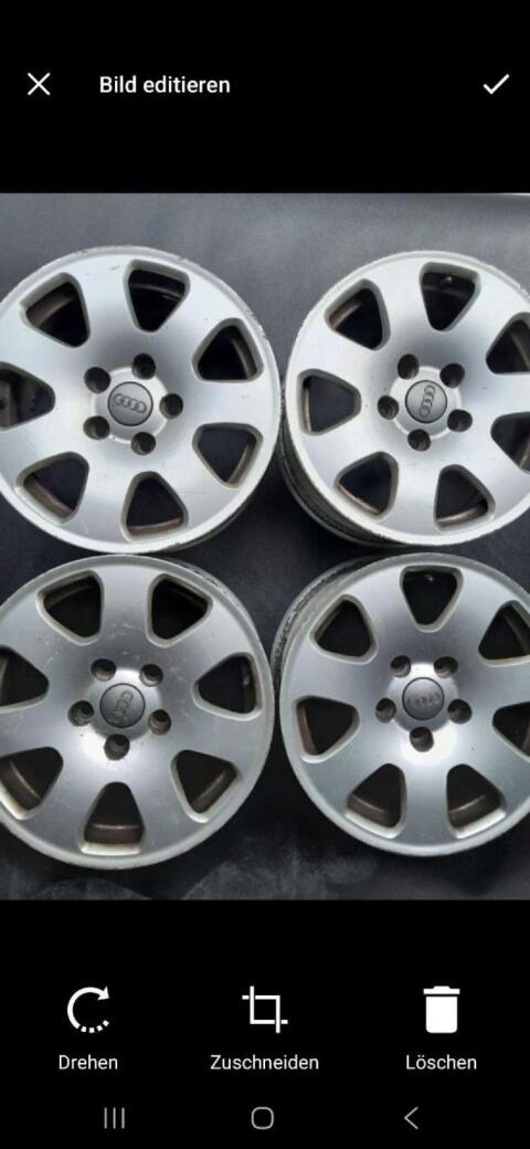 Audi orig. Felgen, Alufelgen 7 x 15, LK 5 x 112