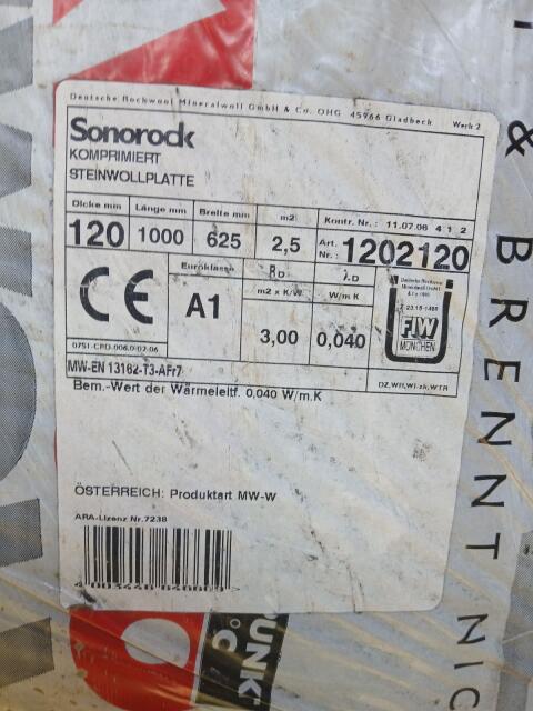 Rockwool 120 mm