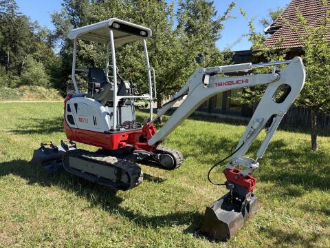 Takeuchi TB216 Minibagger, Bj. 2016, 1.695 Bstd.