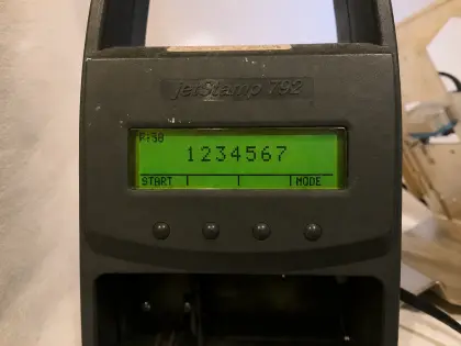 REINER jetStamp 792 Eierstempel mit Ladestation und Eierhalter