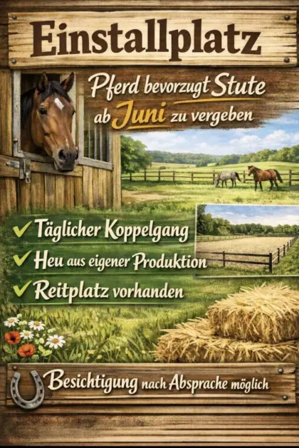 Pferde-Einstellplatz