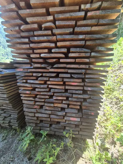 Verkaufe Lärchenbretter