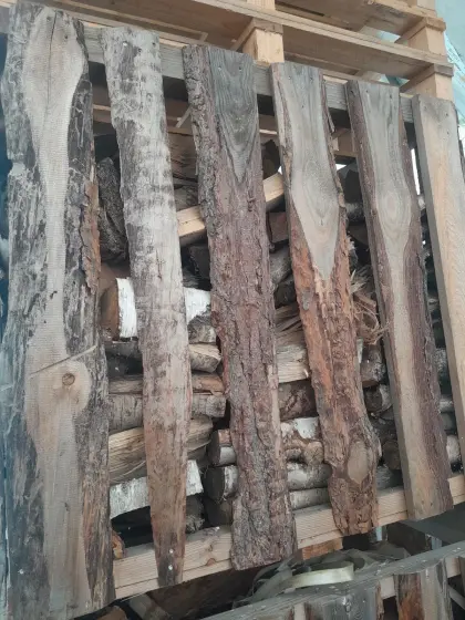 Brennholz in Holzkiste, inkl. Kiste