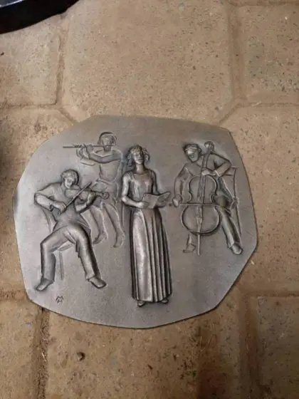Metallbild Musiker