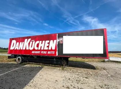 Sattelauflieger Firma DAN Lager, Camper, Tinyhaus