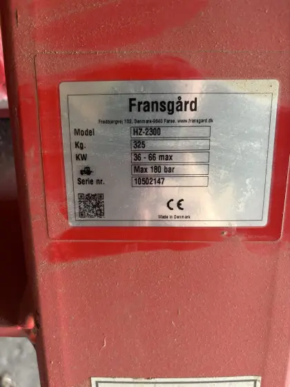 Rückezange Fransgård HZ-2300