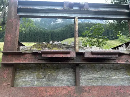 Selbstgebaute Heckmulde