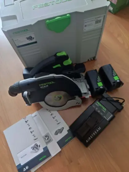 Festool HKC 55 EB Komplettset mit 2 x 5,2-Ah-Akkus und SCA 8