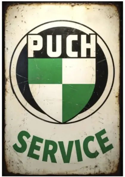 Puch Service Magnet 76 x 52 mm