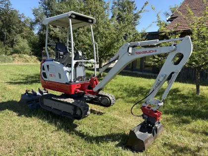 Takeuchi TB216 Minibagger, Bj. 2016, 1.695 Bstd.