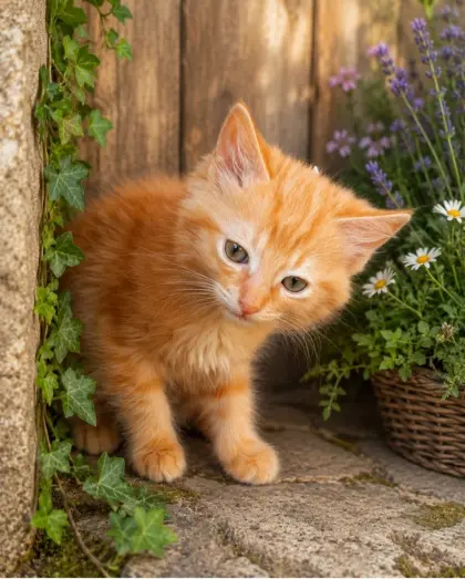 Ragdoll, Europäisch Langhaar Katze, Kätzchen