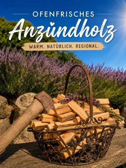 Ofenfrisches Anzündholz