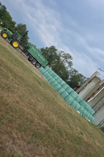 Maissilageballen