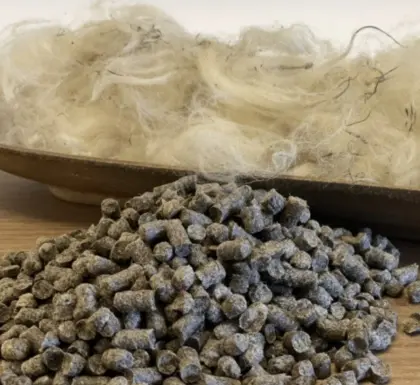 Schafwollpellets