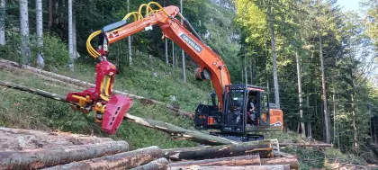 Verkaufe Prozessorbagger Develon