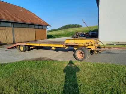Tieflader 16t Baggertieflader Ballenwagen