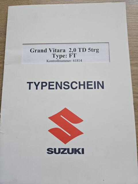 Suzuki Vitara 2,0 TD Grand Vitara 2,0 TD 5trg
