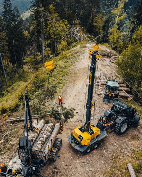 Seilkran, Kippmast "COBRA 600-30U" Demogerät von Uniforest COBRA 600-30U