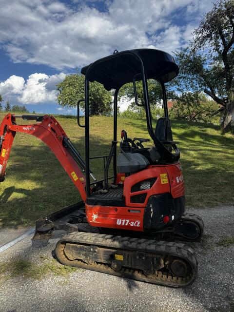 Kubota U17-3 Minibagger inkl. Löffelpaket