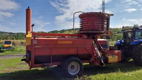 Moty KE 3.000 Kürbiserntemaschine sofort einsatzbereit