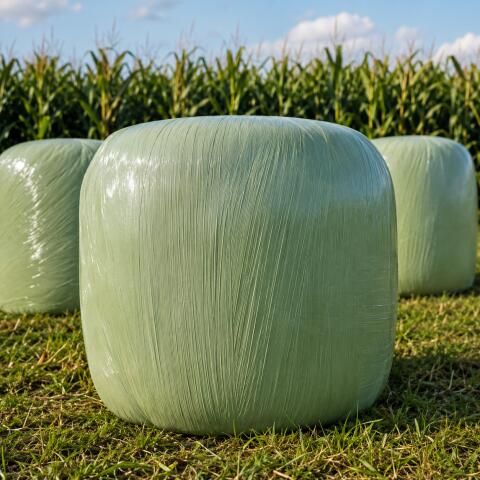 Bio-Maissilageballen
