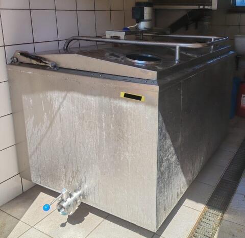 Milchtank inkl. Kühlung und Wärmerückgewinnung