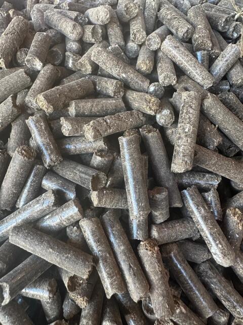 Pferdemist-Pellets