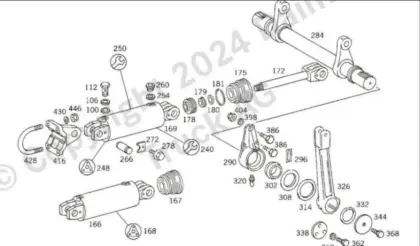 UNIMOG Heckkraftheber 403, 406, 416