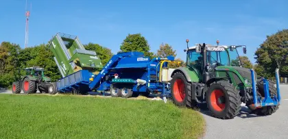Lohnarbeiten in der Maisernte