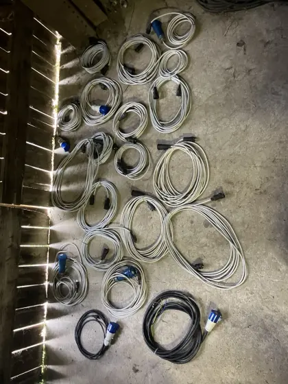 Verschiedene el. Kabel
