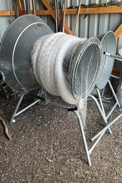 Christbaumtrommel, Kanone, Verpackung