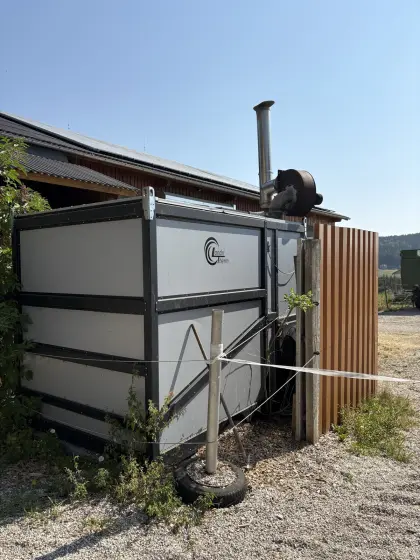 Lasco 250 kW Hackgutheizung