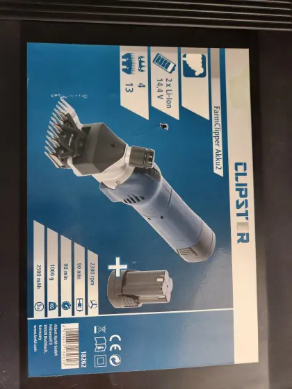 Schermaschine für Schafe CLIPSTER FarmClipper Akku2