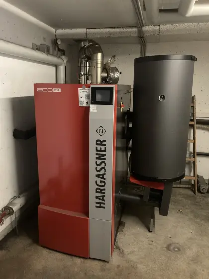 Heizung Hargassner Pelletskessel 90 kW Eco PK