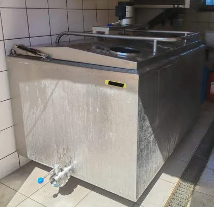 Milchtank inkl. Kühlung und Wärmerückgewinnung